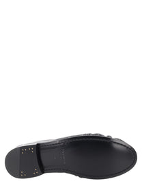 Saint Laurent Women's Le Loafer Cassandre Loafers Black, view 6