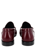 Saint Laurent Women's Le Loafer Cassandre Loafers Red, view 4