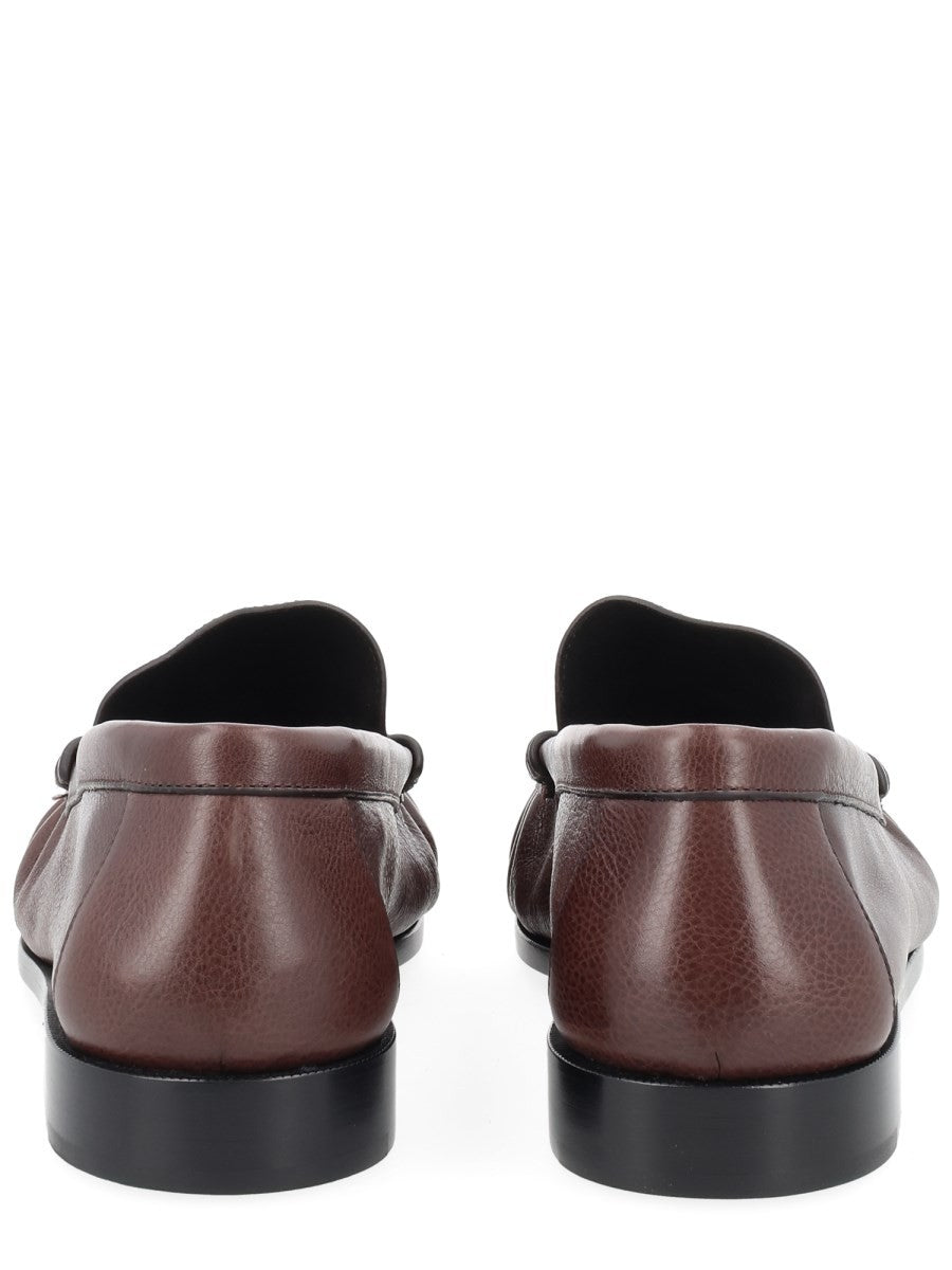 Saint Laurent Men's Mocassino LE Loafer Brown