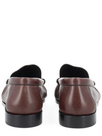 Saint Laurent Men's Mocassino LE Loafer Brown