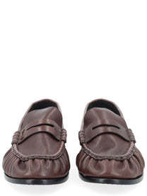 Saint Laurent Men's Mocassino LE Loafer Brown