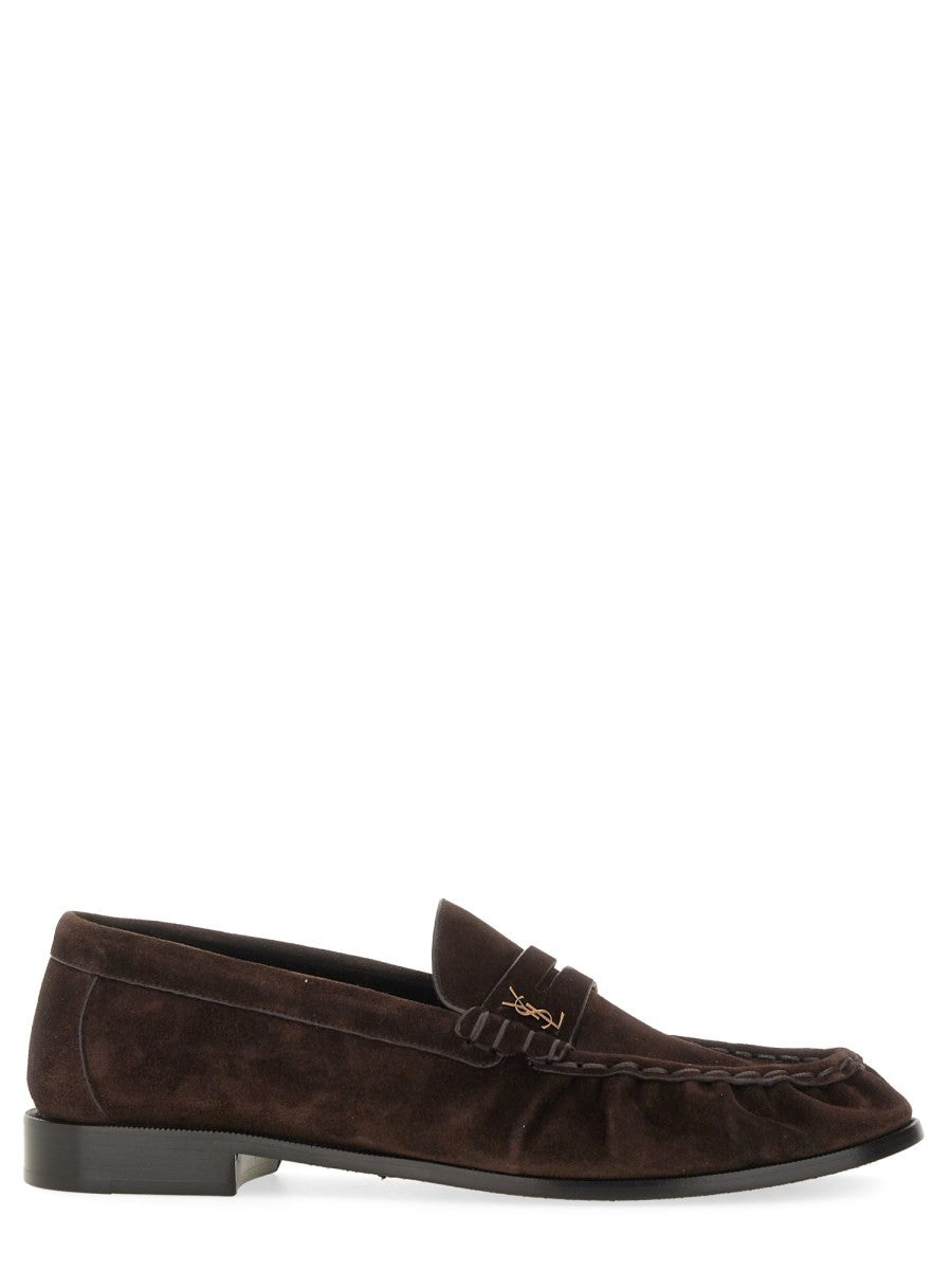 Saint Laurent Men's LE Loafer Loafers Brown
