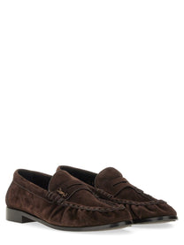 Saint Laurent Men's LE Loafer Loafers Brown, view 2