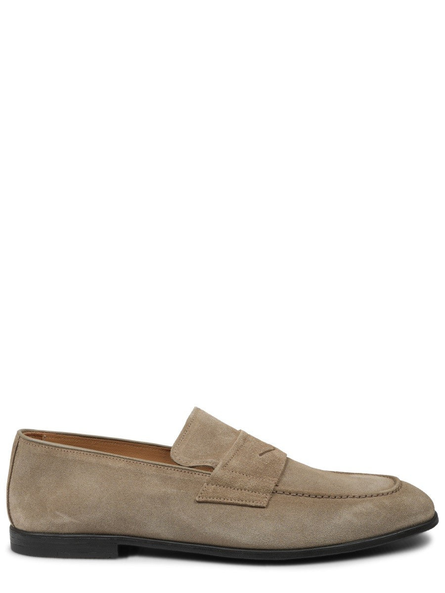 Mille885 Men's Suede Lentini Loafers Beige