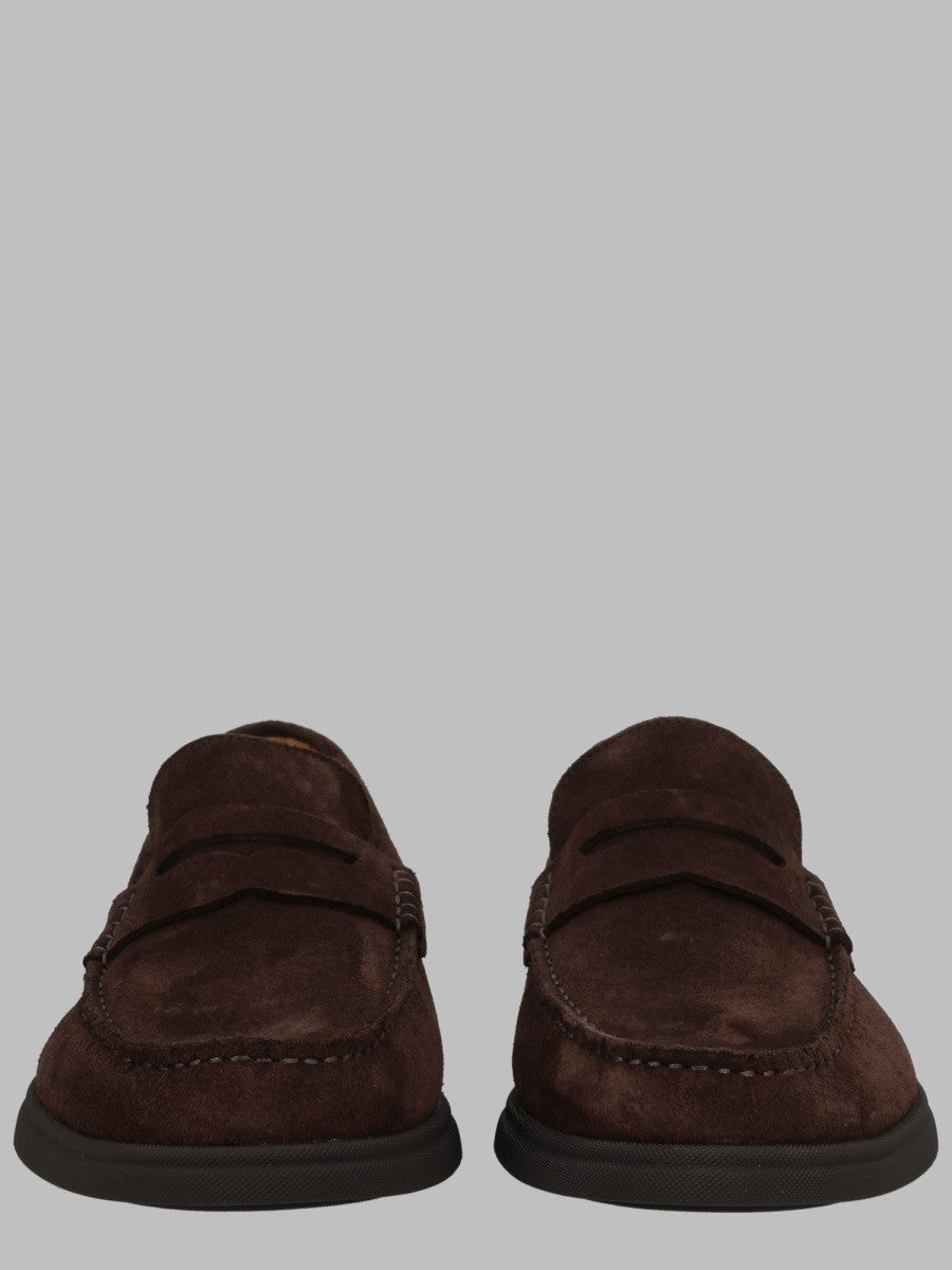 BOSS Men's Mocassino Penny Sienne Brown