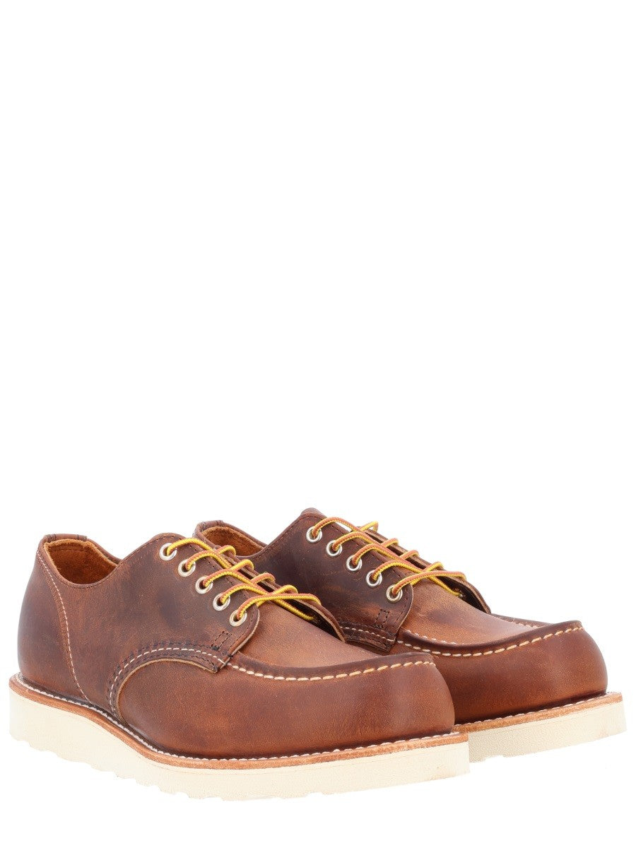 Red wing Men's Mocassino Shop Moc Oxford Brown