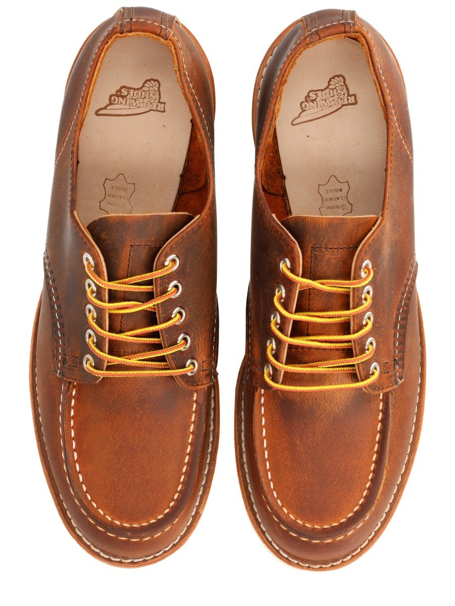 Red wing Men's Mocassino Shop Moc Oxford Brown