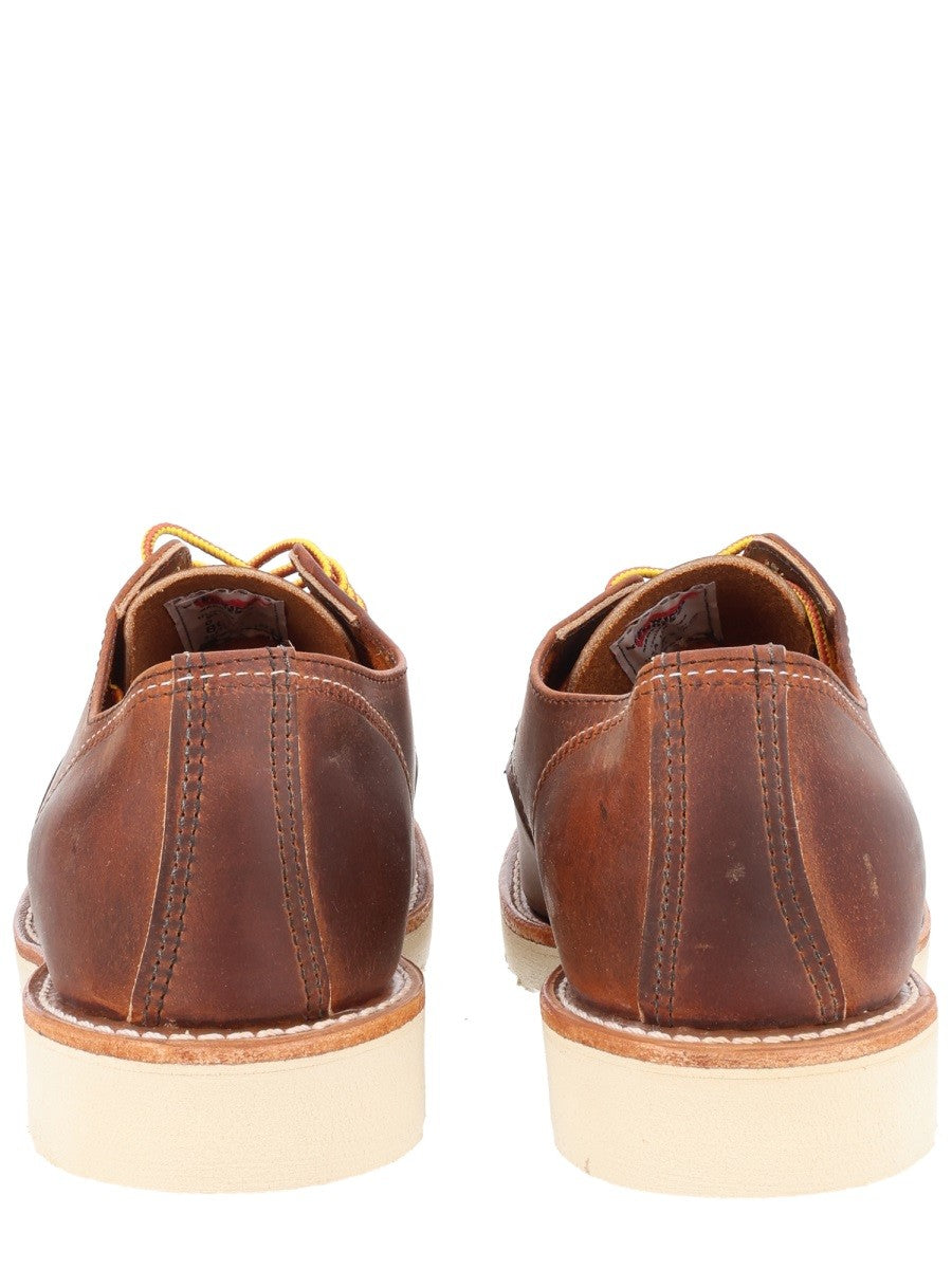 Red wing Men's Mocassino Shop Moc Oxford Brown