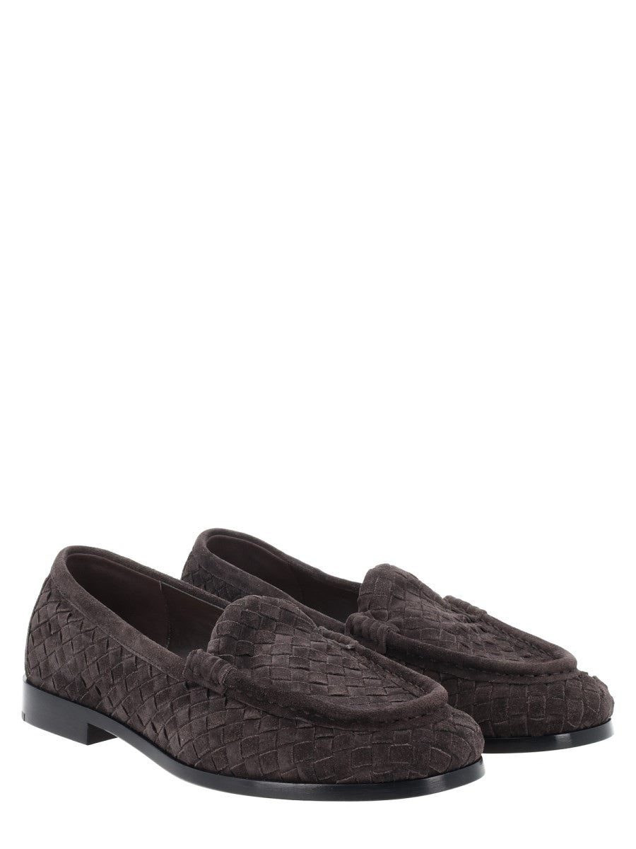 Bottega Veneta Women's Silenzio Loafers Brown, view 2