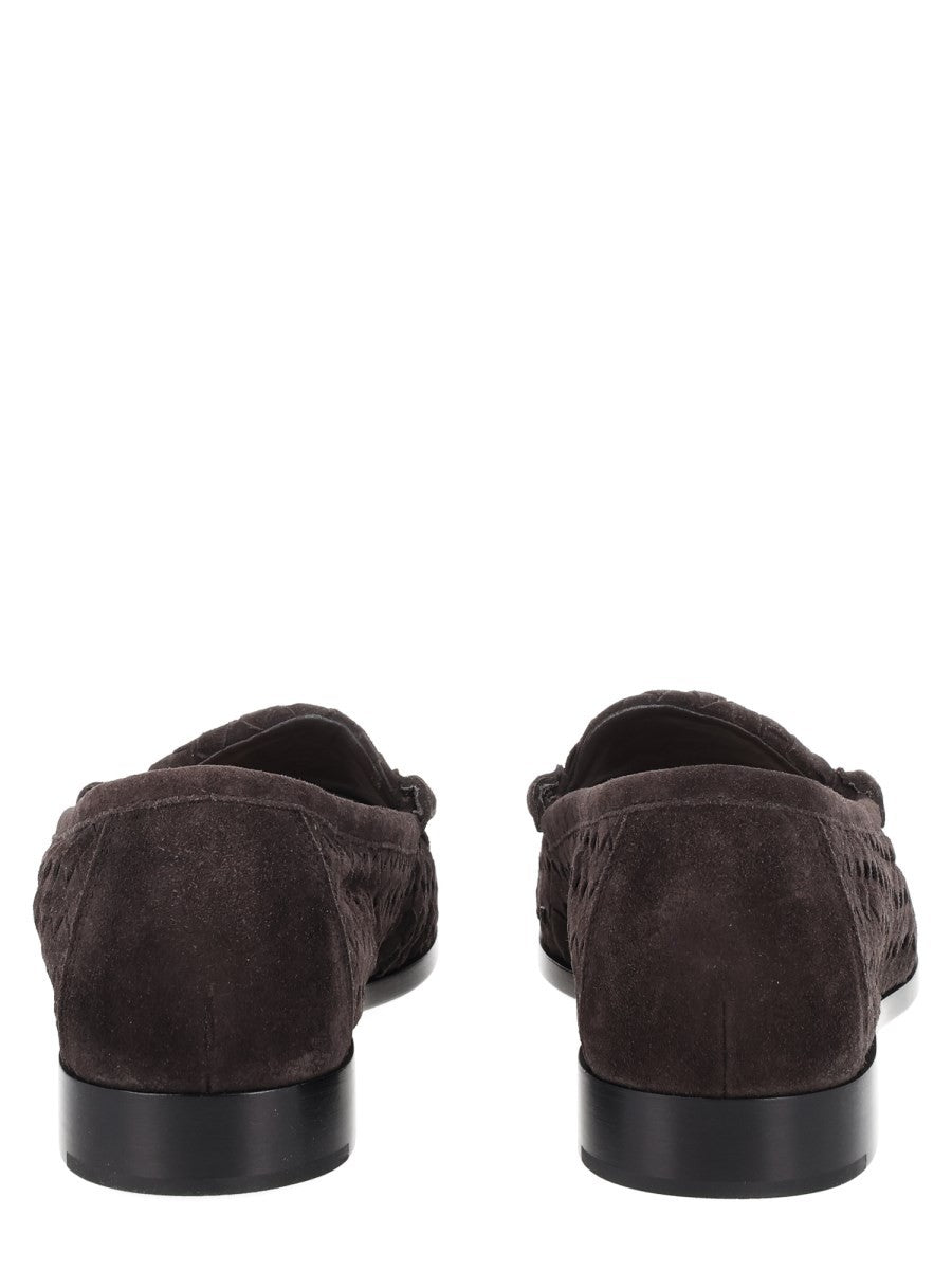 Bottega Veneta Men's Silenzio Loafers Brown, view 4