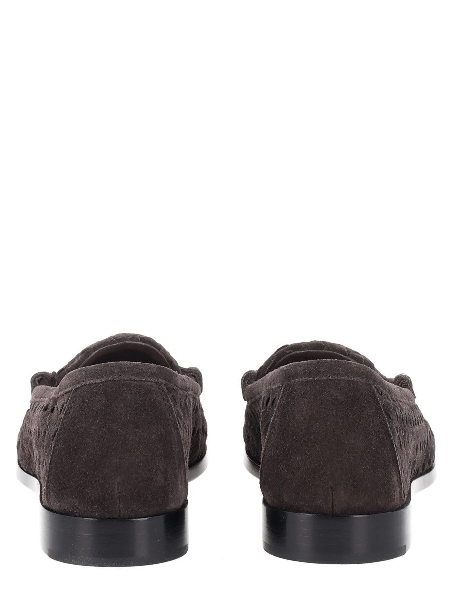 Bottega Veneta Women's Silenzio Loafers Brown, view 4
