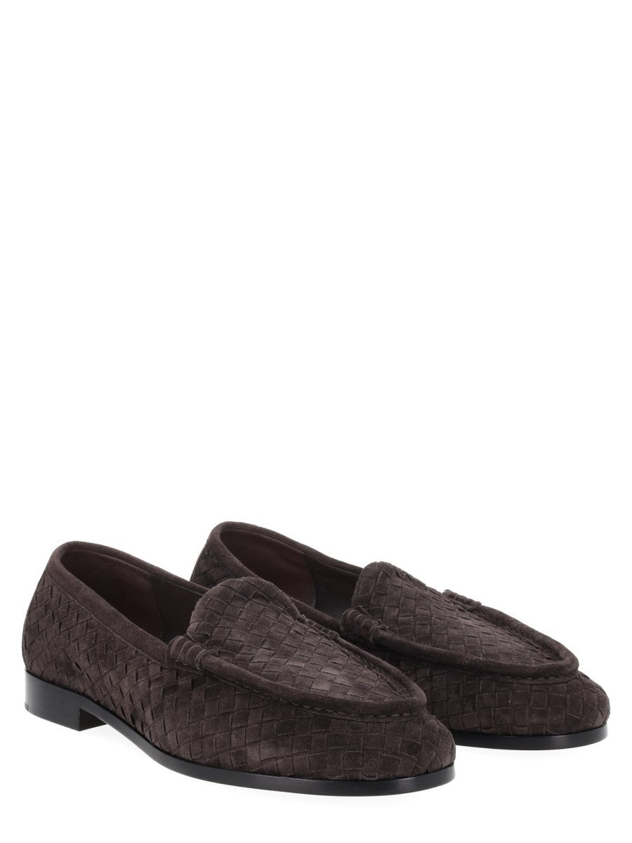 Bottega Veneta Men's Silenzio Loafers Brown, view 2