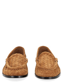 Bottega Veneta Women's Silenzio Loafers Beige