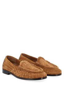 Bottega Veneta Women's Silenzio Loafers Beige