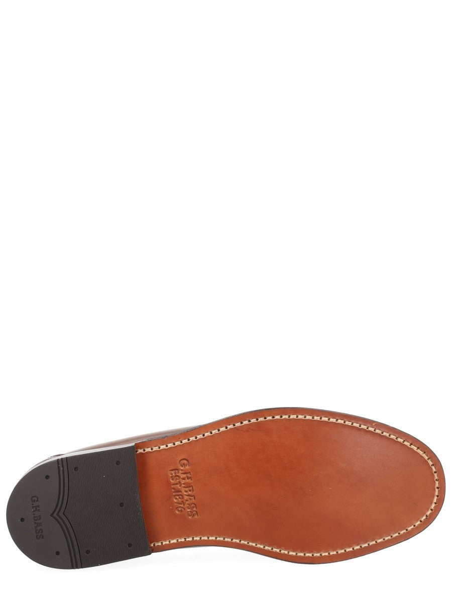 G.H. BASS Men's Mocassino Weejun Heritage Larson Brown