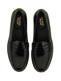 G.H. BASS Men's Mocassino Weejun Heritage Larson Black