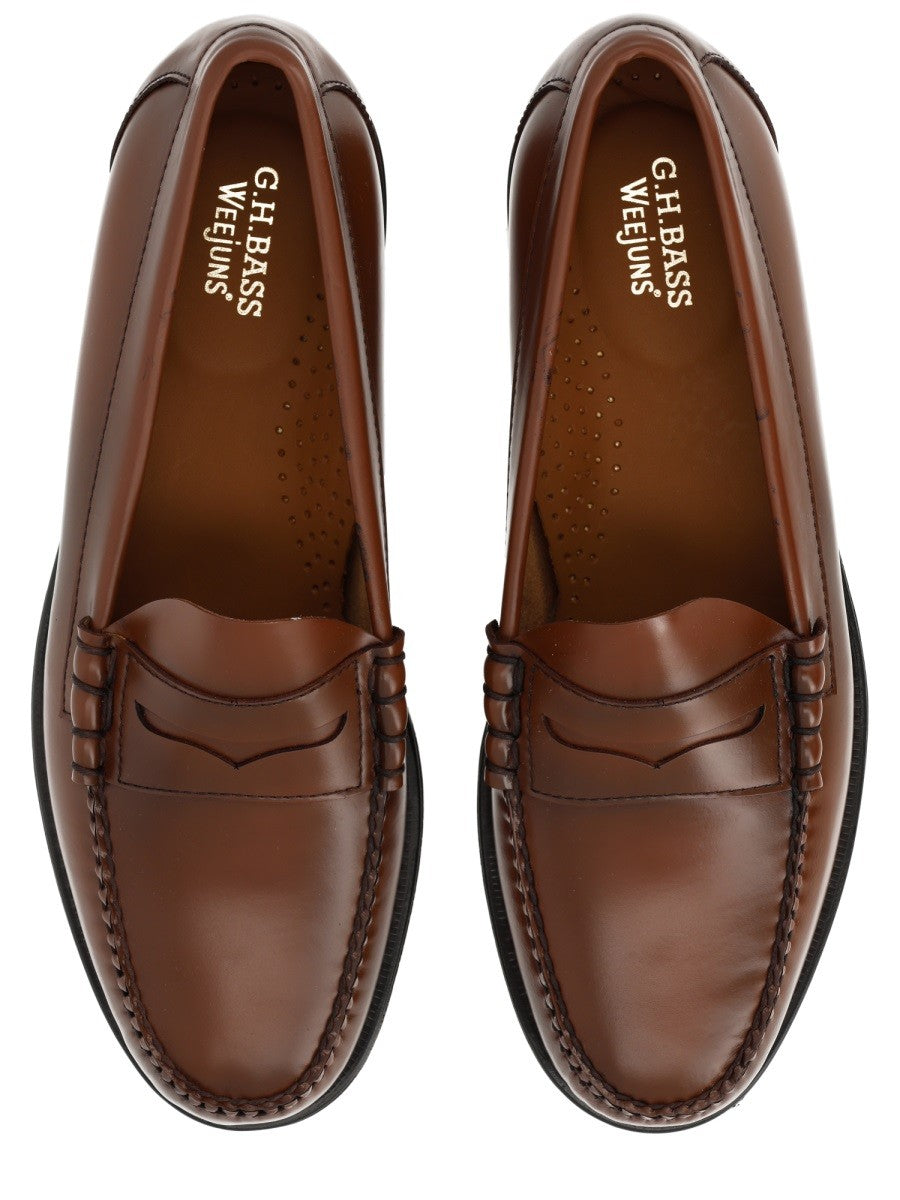 G.H. BASS Men's Mocassino Weejun Heritage Larson Brown
