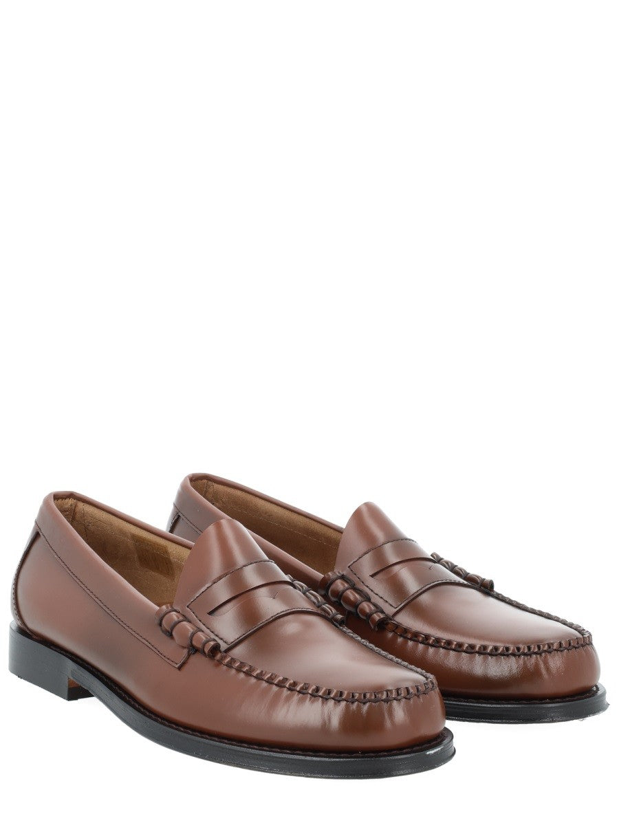 G.H. BASS Men's Mocassino Weejun Heritage Larson Brown