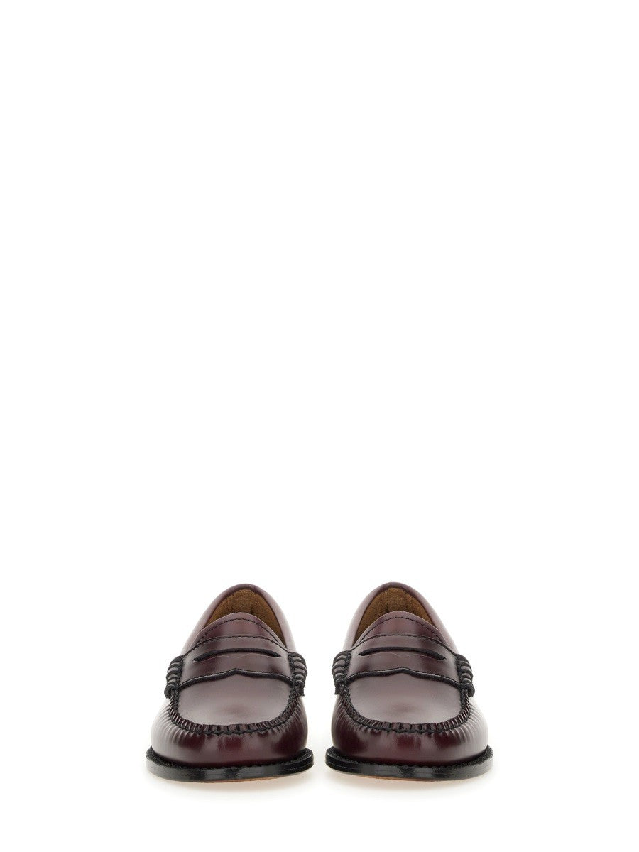 G.H. BASS Women's Mocassino Weejun Penny Red