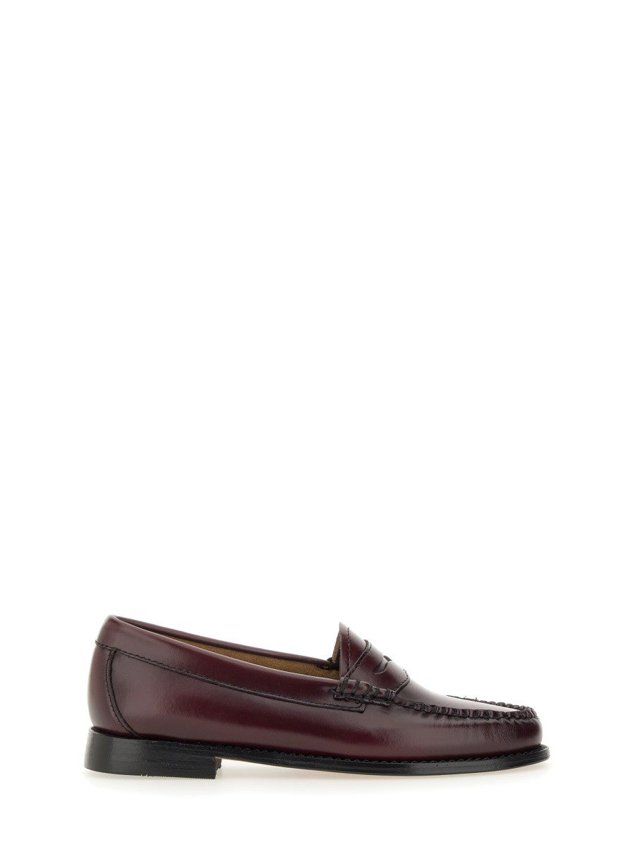 G.H. BASS Women's Mocassino Weejun Penny Red