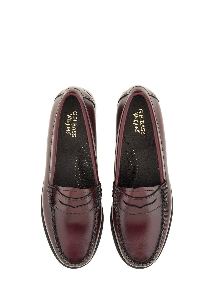 G.H. BASS Women's Mocassino Weejun Penny Red