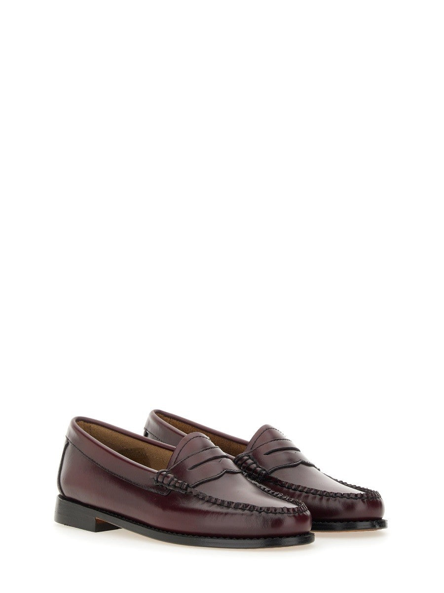 G.H. BASS Women's Mocassino Weejun Penny Red
