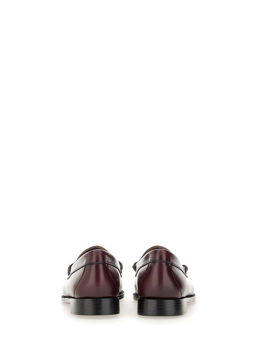 G.H. BASS Women's Mocassino Weejun Penny Red