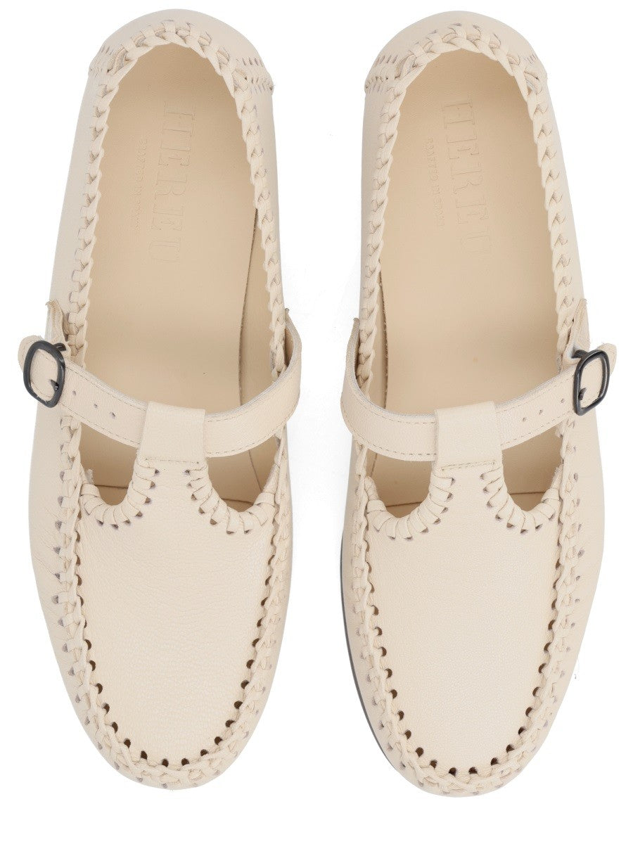 Hereu Women's Moccasin Alcover White
