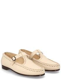 Hereu Women's Moccasin Alcover White