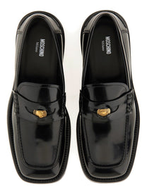 Moschino Men's Moccasin Berlin Black