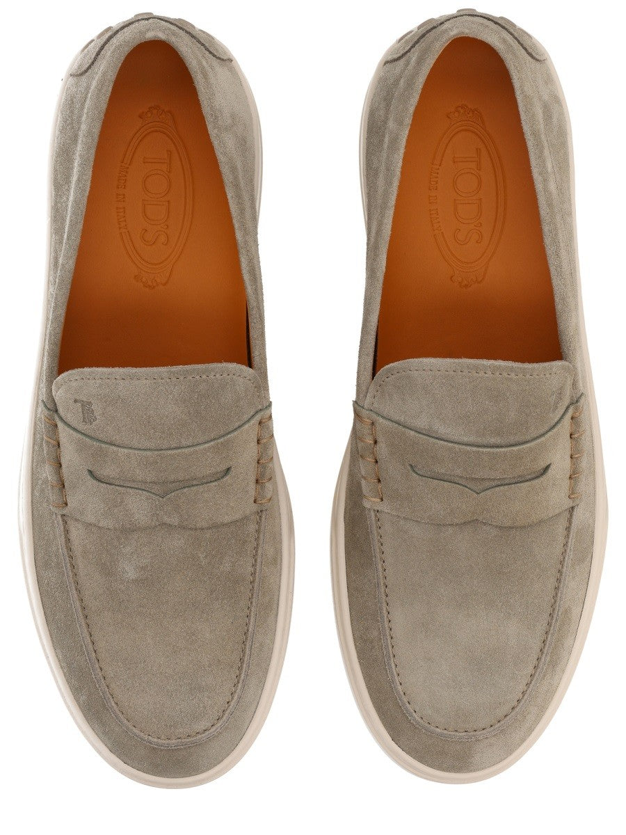 Tod's Men's Moccasin Cassette Beige