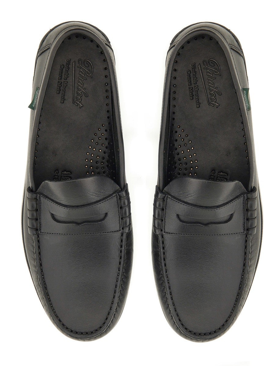 Paraboot Men's Moccasin Coraux Black