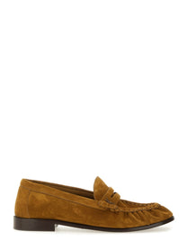Saint Laurent Men's Moccasin LE Loafer Brown