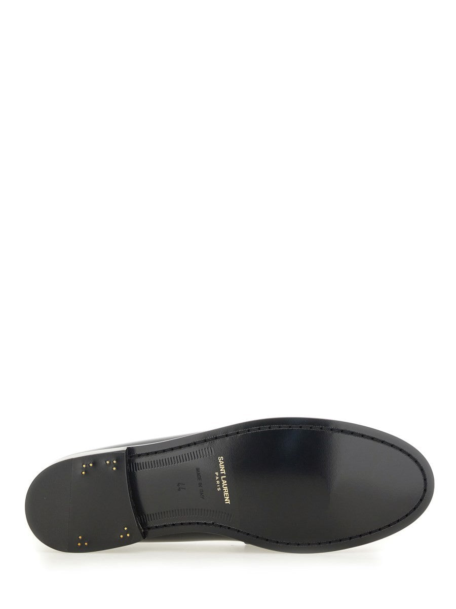 Saint Laurent Men's Moccasin LE Loafer Black