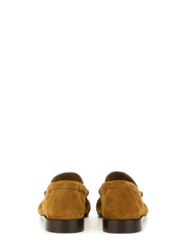 Saint Laurent Men's Moccasin LE Loafer Brown