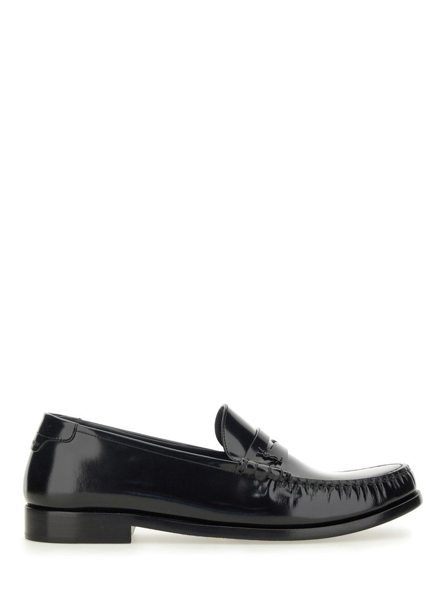 Saint Laurent Men's Moccasin LE Loafer Black