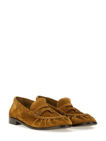 Saint Laurent Men's Moccasin LE Loafer Brown
