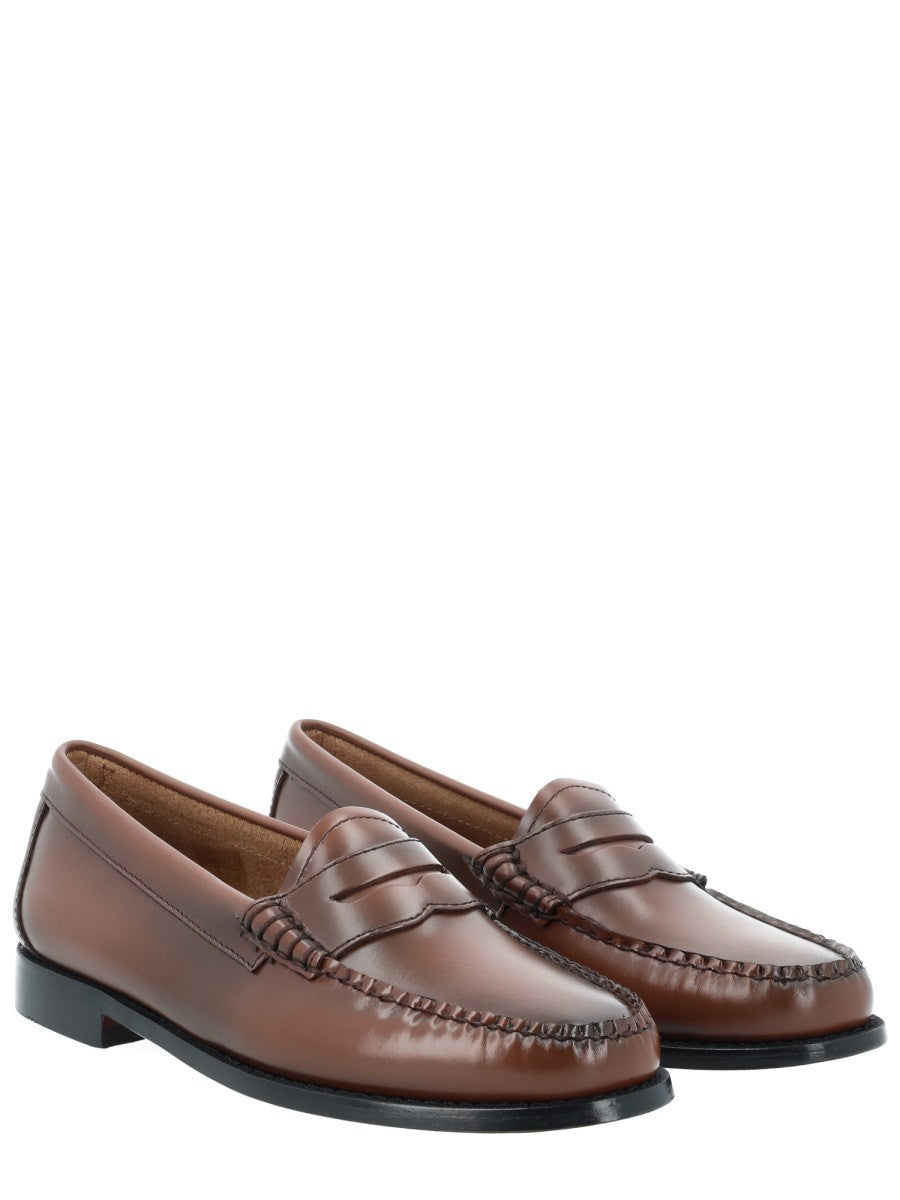 G.H. BASS Women's Moccasin Weejun Penny Brown