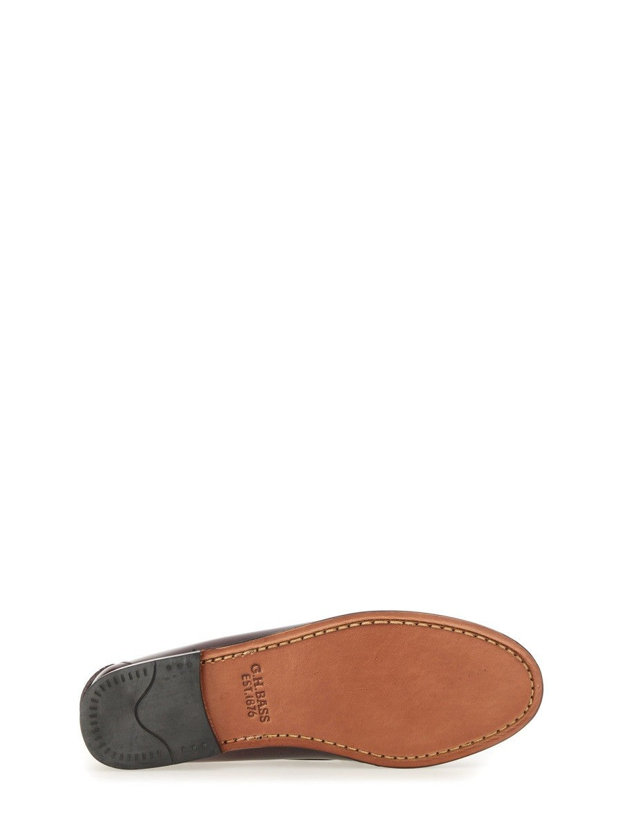G.H. BASS Women's Moccasin Weejuns Esther Kiltie Red, view 5