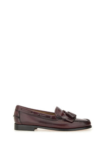 G.H. BASS Women's Moccasin Weejuns Esther Kiltie Red