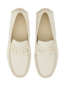 Ferragamo Men's Moccasin White, view 5