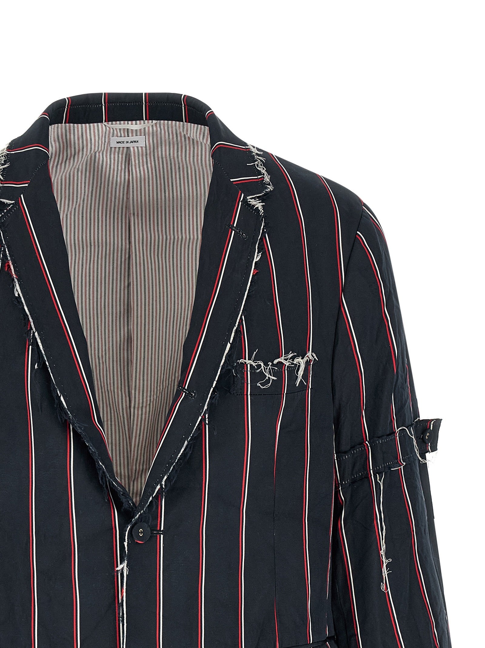 Thom Browne Mogador Striped Blazer Blue