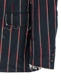 Thom Browne Mogador Striped Blazer Blue