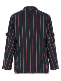 Thom Browne Mogador Striped Blazer Blue