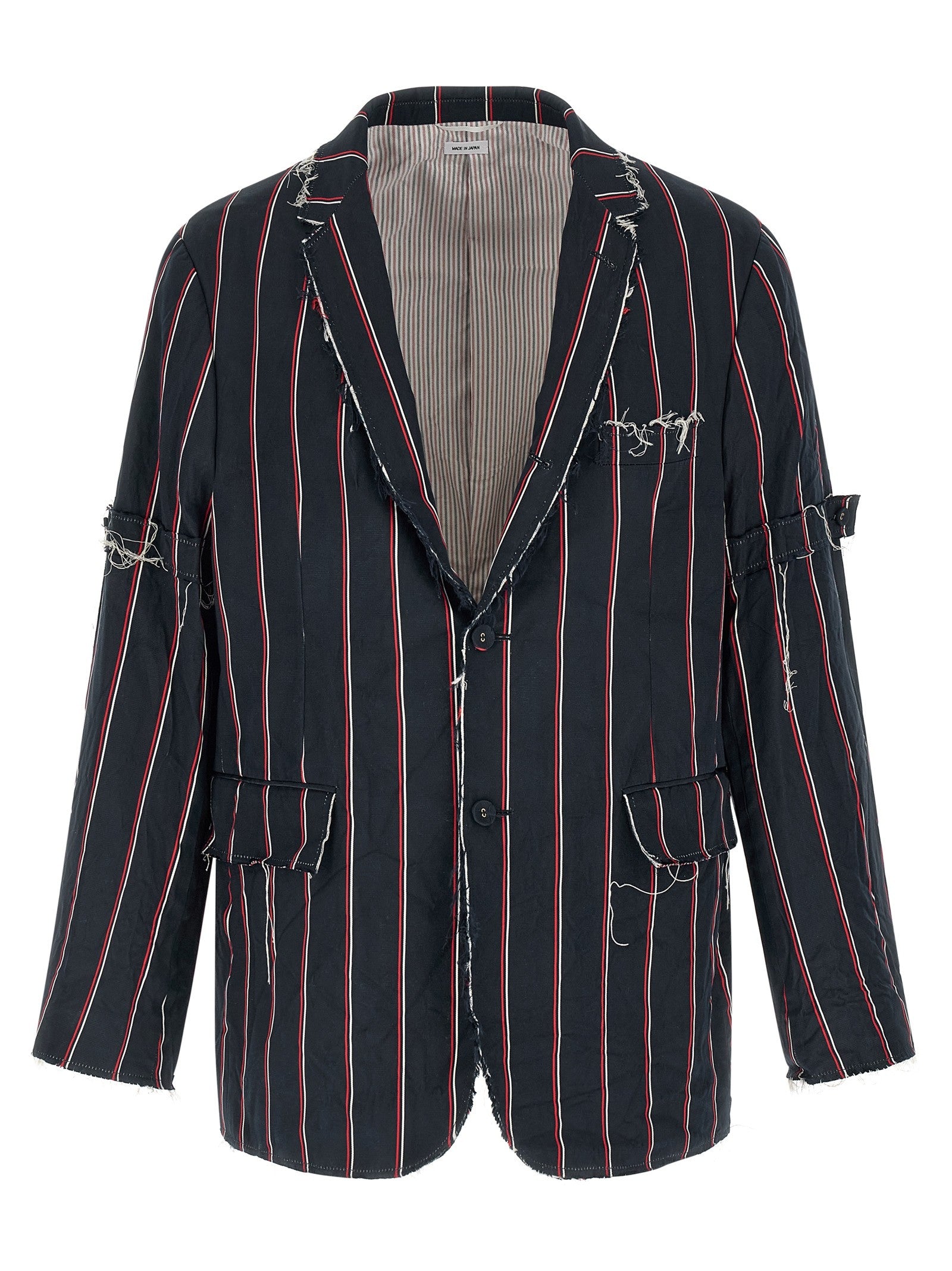 Thom Browne Mogador Striped Blazer Blue