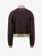 Miu Miu Women's Mohair and Virgin Wool Jacket Brown, view 2