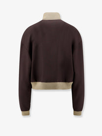 Miu Miu Women's Mohair and Virgin Wool Jacket Brown