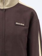 Miu Miu Women's Mohair and Virgin Wool Jacket Brown, view 3