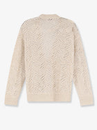 Brunello Cucinelli Women's Mohair Blend Cardigan White, view 2