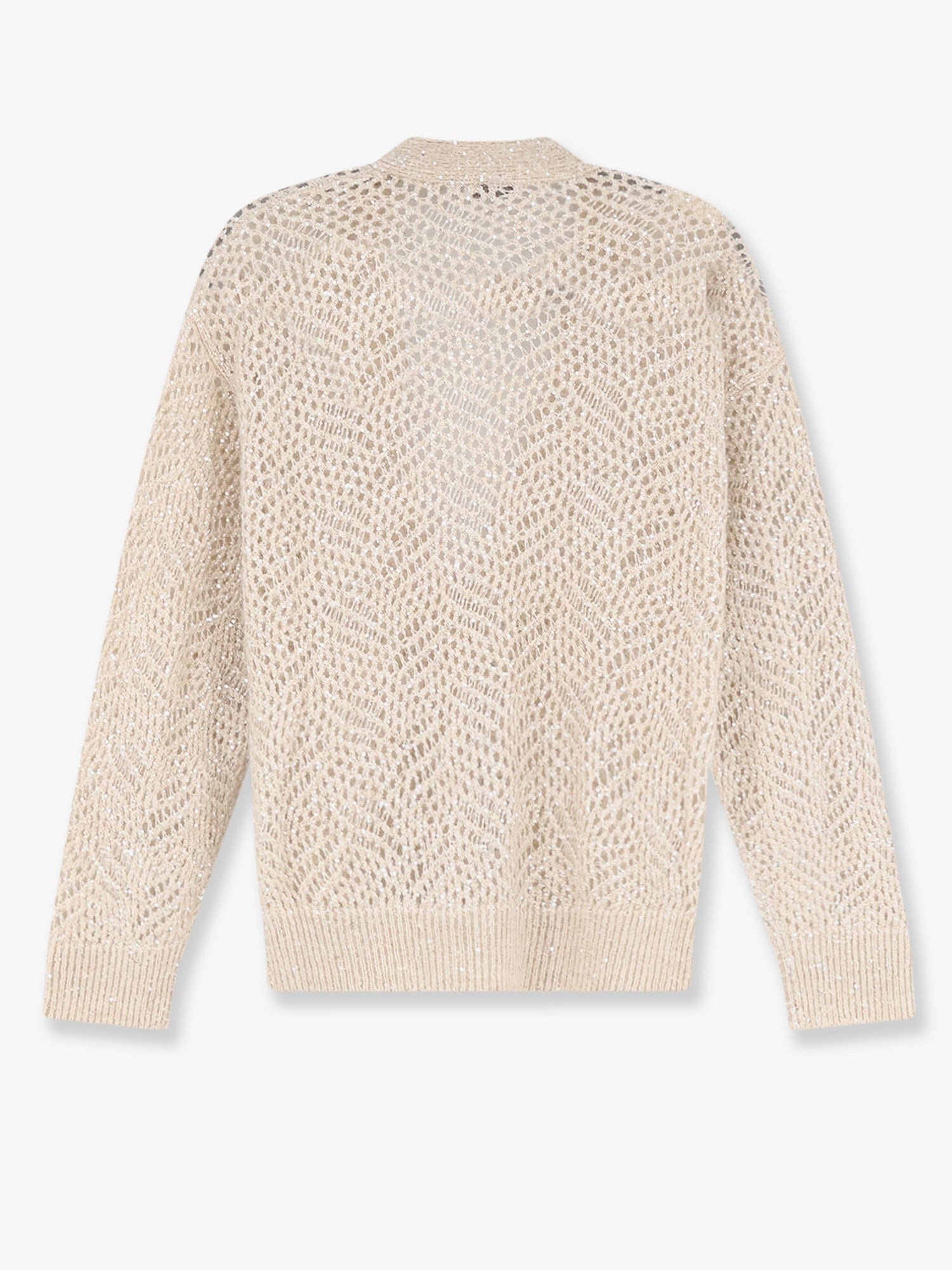 Brunello Cucinelli Women's Mohair Blend Cardigan White
